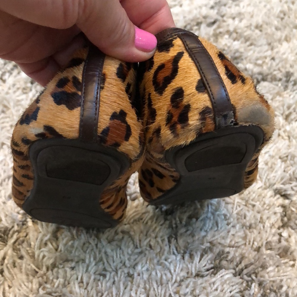 Lauren Ralph Lauren Leopard-Print Ballet Flats in Brown & Black - Picture 6 of 7